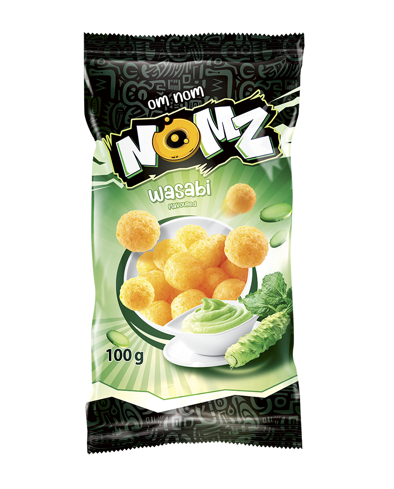 nomz - wasabi - chrupki